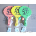 Enfants Racket de tennis de plage en plastique en plastique avec balle